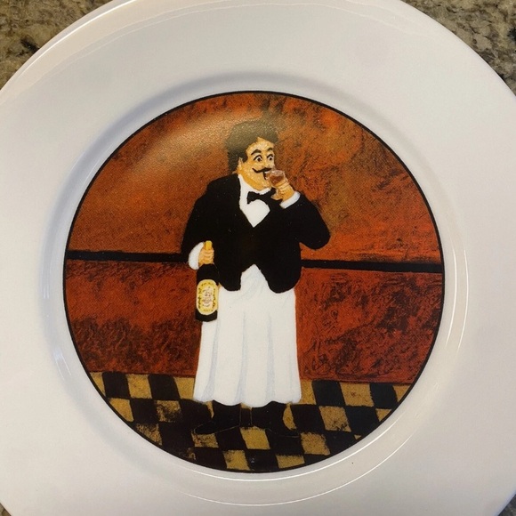 Williams-Sonoma Marketplace Set Of 4 Assorted Guy Buffet Salad/Dessert Plates - Picture 2 of 6